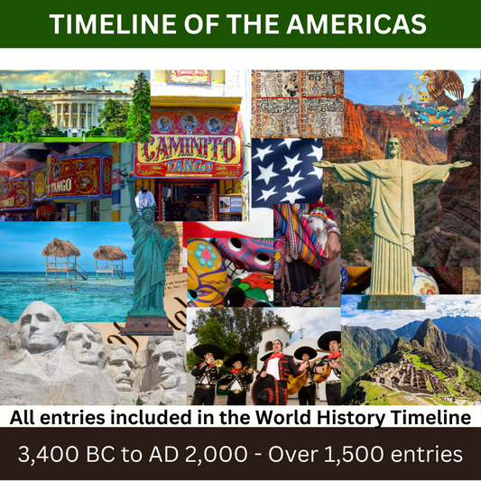 Timeline of the Americas primary product image.