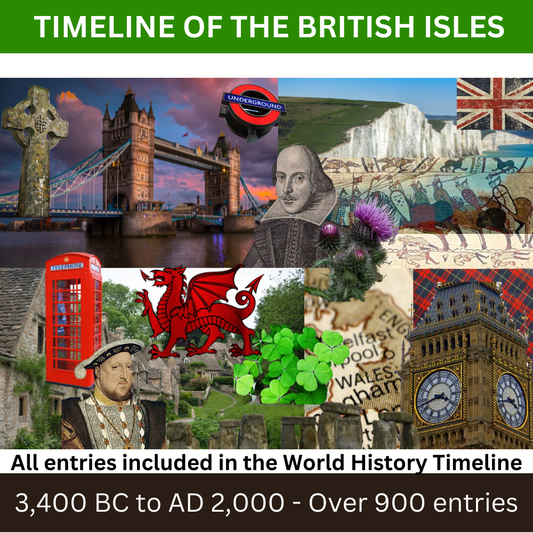 Timeline of the British Isles primary product image.