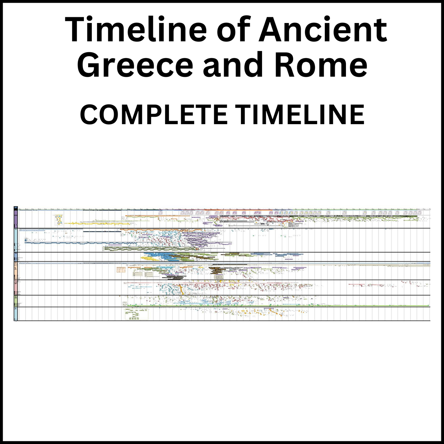 Complete scaled-down version of the Timeline of Ancient Greece and Rome.